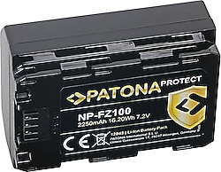Patona 12845 Protect Sony NP-FZ100 Fotoğraf Makinesi Bataryası