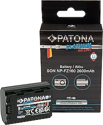 Patona 1360 Platinum Sony NP-FZ100 Fotoğraf Makinesi Bataryası