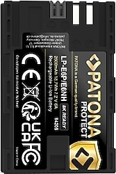 Patona 14205 Protect Canon LP-E6P Fotoğraf Makinesi Bataryası
