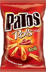 Patos Rolls Acılı Süper Boy Cips 125 gr