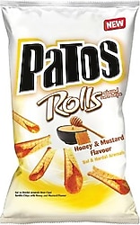 Patos Rolls Ballı ve Hardallı Mısır Cipsi 135 gr