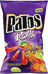 Patos Rolls Chili Lime Mısır Cipsi 135 gr