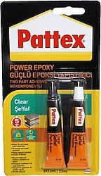 Pattex Power Epoxy 2 x 11 ml Şeffaf Tutkal