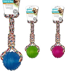 Pawise 34 cm Tutmalı İpli Diş İpi Köpek Oyuncağı