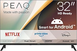 Peaq 32A7000 HD 32" 82 Ekran Uydu Alıcılı Android Smart LED TV