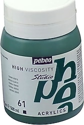 Pebeo Studio 500 ml 61 Green Earth Akrilik Boya