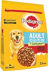 Pedigree Biftekli ve Kümes Hayvanlı 2.6 kg Yetişkin Köpek Maması