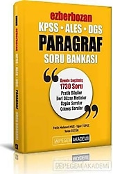 Pegem Akademi Yayıncılık Kpss Ales Dgs Ezberbozan Paragraf Soru Bankası 2022