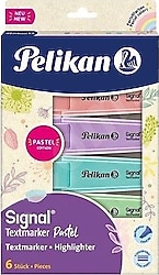Pelikan Signal Textmarker Pastel 6'lı Fosforlu Kalem Seti