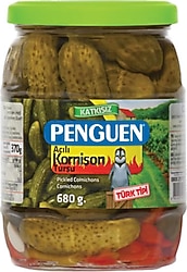Penguen Acılı Kornişon Turşu 680 gr