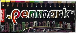 Penmark 4 Neon + 4 Pastel + 4 Tropik + 4 Simli 16'lı Fosforlu Kalem Seti