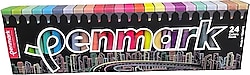 Penmark 6 Neon + 6 Pastel + 6 Tropik + 6 Simli 24'lü Fosforlu Kalem Seti