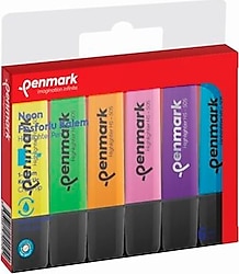 Penmark Neon 6'lı Fosforlu Kalem Seti