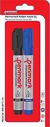 Penmark Kesik Uçlu 2'li Permanent Marker Kalem Seti