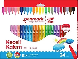 Penmark Süper Yıkanabilir 24'lü Keçeli Kalem Seti