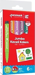 Penmark Süper Yıkanabilir 6'lı Jumbo Keçeli Kalem Seti