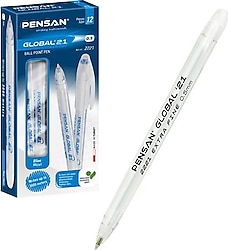 Pensan 2221 Global 0.5 mm 12'li Siyah Tükenmez Kalem