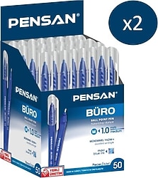 Pensan 2270 Mavi 100'lü Tükenmez Kalem