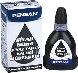 Pensan 60 ml Beyaz Tahta Kalem Mürekkebi Siyah