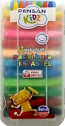 Pensan Kidz Pratik Kutulu 12'li Pastel Boya