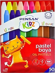 Pensan Kidz 18'li Yağlı Pastel Boya