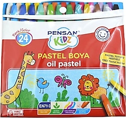 Pensan Kidz Çantalı 24'lü Pastel Boya