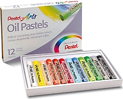 Pentel Arts 12'li Yağlı Pastel Boya