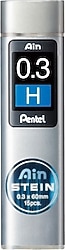 Pentel Ain Stein 0.3 mm H 15'li Tüp Kalem Ucu