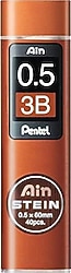 Pentel Ain Stein 0.5 mm 3B 40'lı Tüp Kalem Ucu