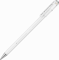 Pentel Hybrid Milky 0.8mm Pastel Beyaz Jel Kalem