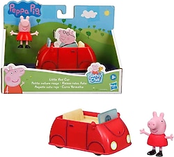 Peppa Pig Tekli Figür ve Kırmızı Araba F2212