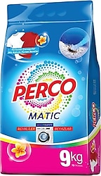 Perco Beyaz ve Renkliler için Toz Çamaşır Deterjanı 9 kg