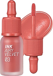 Peripera Ink Airy Velvet 3 Cartoon Coral Pink Tint Ruj