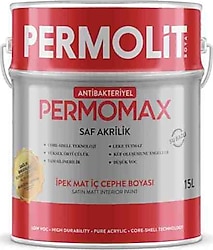 Permolit Permomax Antibakteriyel İpek Mat 15 lt İç Cephe Boyası - Somon