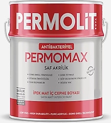 Permolit Permomax Antibakteriyel İpek Mat 2.5 lt İç Cephe Boyası - Fildişi