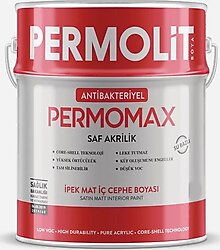 Permolit Permomax Antibakteriyel İpek Mat 7.5 lt İç Cephe Boyası - Şampanya