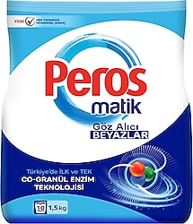 Peros Matik Göz Alıcı Beyazlar 1.5 kg Toz Deterjan