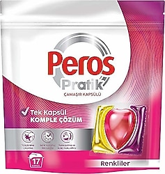 Peros Pratik Kapsül Çamaşır Deterjanı 17'li