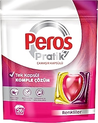 Peros Pratik Kapsül Çamaşır Deterjanı 26'lı
