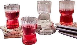Perotti 15885 Stripe 320 ml 4'lü Meşrubat Bardağı