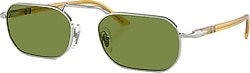 Persol PO1020S 518/4E Gümüş-Green Light Güneş Gözlüğü