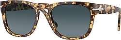 Persol Elio PO3333S 1056S3 Beige Tortoise-Dark Blue Polarize Güneş Gözlüğü