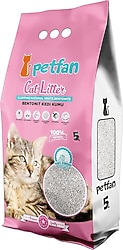 Petfan Bebek Pudralı Topaklanan 5 lt Bentonit Kedi Kumu