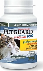 Petguard Glukosamin Plus Kediler için 75 Tablet