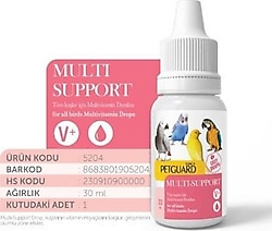 Petguard Kuş 30 ml Multi Support