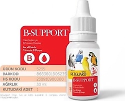 Petguard Kuş 30 ml Vit B- Support