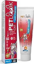Petlook Multivitamin 115 gr Malt Kedi Macunu