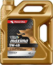 Petrol Ofisi Maxima 5W-40 4 lt Motor Yağı - 2025