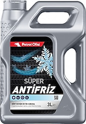 Petrol Ofisi Süper 3 lt Mavi Antifriz
