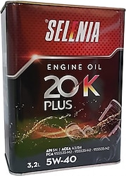 Petronas Selenia 20K Plus 5W-40 3.2 lt Motor Yağı